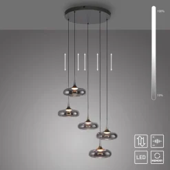 SCHÖNER WOHNEN-Kollektion LED-Pendelleuchte Posh