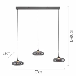 SCHÖNER WOHNEN-Kollektion Pendelleuchten|LED-Pendelleuchte Posh