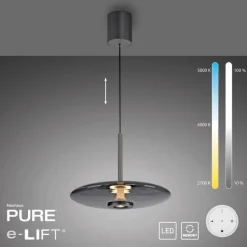Neuhaus PURE LED-Pendelleuchte Pure E-Vitrum