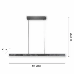 New LED-Pendelleuchte Pure Moto-Rise Pendelleuchten