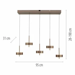 Q SMART HOME LIGHTS LED-Pendelleuchte Q-Rotate