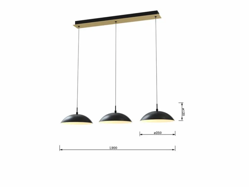 EGLO Pendelleuchten|LED-Pendelleuchte Roscoff