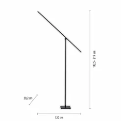 Neuhaus PURE Stehlampen|LED-Stehlampe Pure Grafo