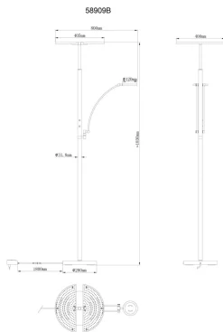 Outlet LED-Stehlampe Tirana Stehlampen