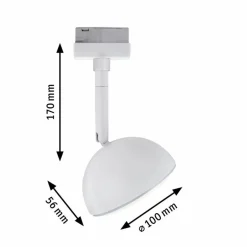 LED-Strahler URail Hemi Schienensysteme