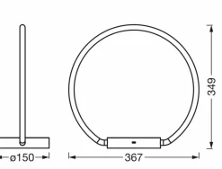 LEDVANCE LED-Tischleuchte Aura Table