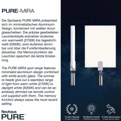 Neuhaus PURE Tischlampen|LED-Tischleuchte Pure Mira