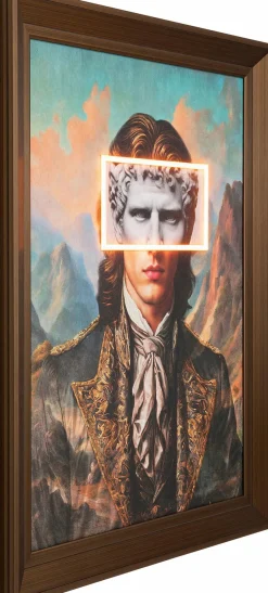 KARE DESIGN LED-Wandbild 80 x 100 cm Art Gentleman