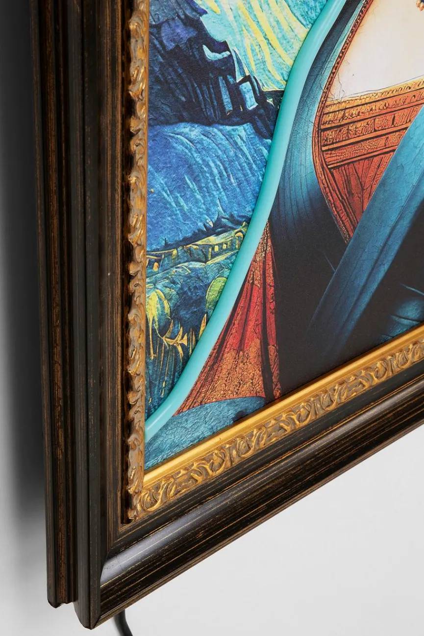 KARE DESIGN Bilder Mit Rahmen|LED-Wandbild 80 x 100 cm Art Lady