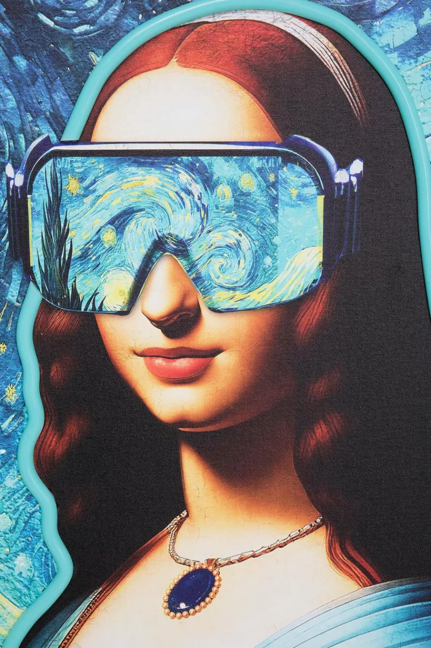 KARE DESIGN Bilder Mit Rahmen|LED-Wandbild 80 x 100 cm Art Lady