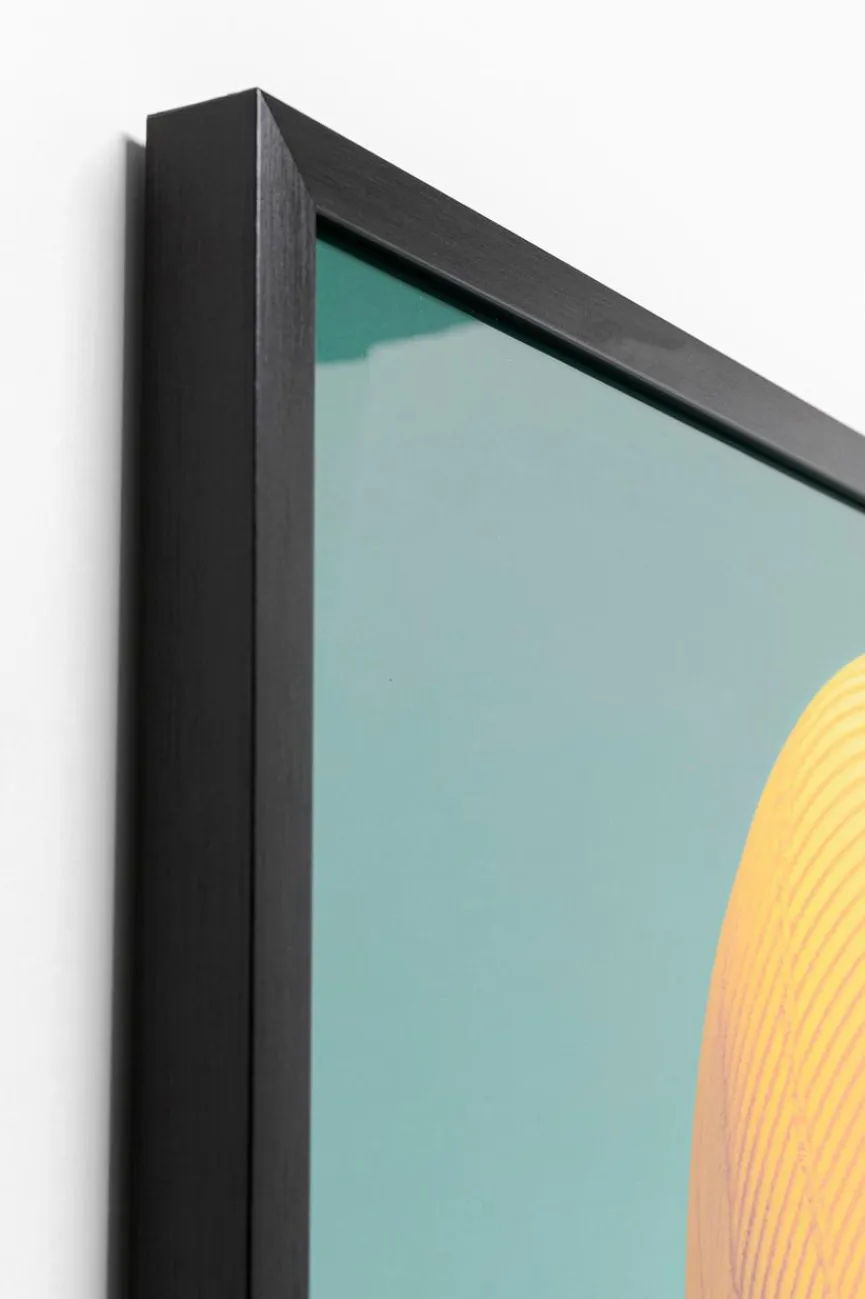 KARE DESIGN LED-Wandbild 80 x 80 cm Sun Hat Woman