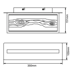 Brilliant LED-Wandleuchte Chaumont