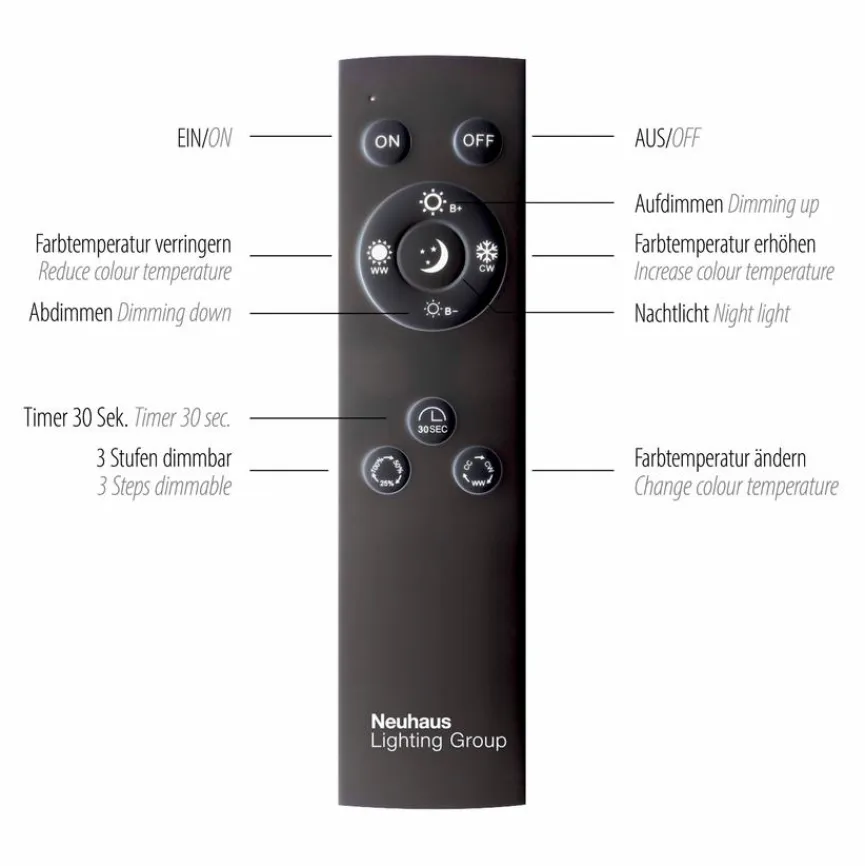 Neuhaus PURE LED-Wandleuchte Pure Mira