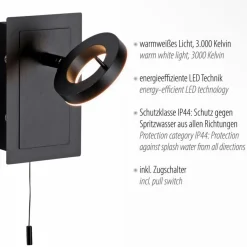Paul Neuhaus LED-Wandleuchte Sileda
