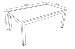 Online Loungemöbel Set Deluxe Alu 5 tlg. Loungemöbel-Sets