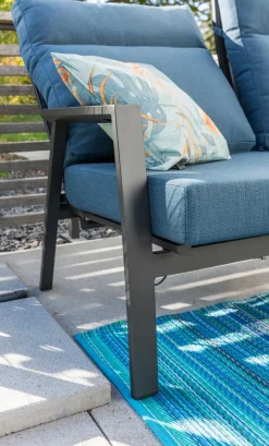 Online Loungemöbel Set Deluxe Alu 5 tlg. Loungemöbel-Sets