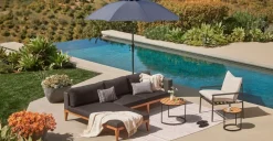 Loungemöbel Set Leeds 3 tlg.