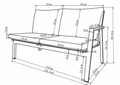 Loungemöbel-Sets|Loungemöbel Set Lyon 4tlg.