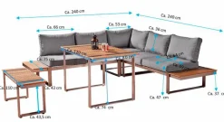 Loungemöbel-Sets|Loungemöbel Set Madrid 6tlg.