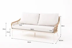 Segarda Loungemöbel Set Mykonos 4-tlg.