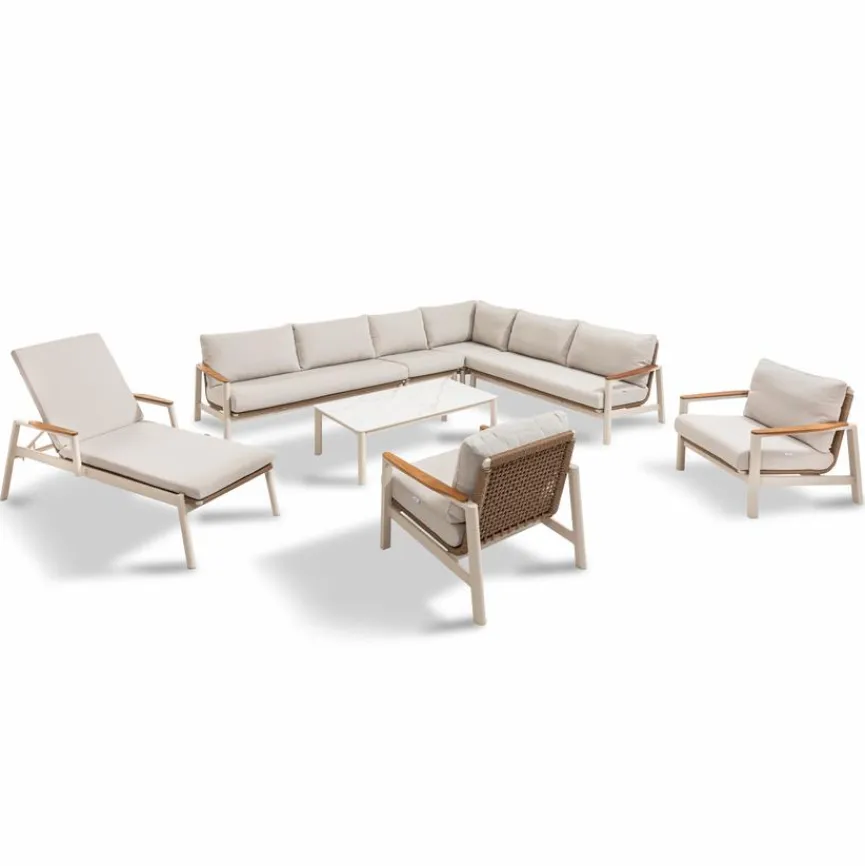 Segarda Loungemöbel Set Santorini Lounge 3-tlg.