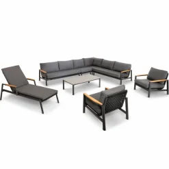 Segarda Loungemöbel Set Santorini Lounge 3-tlg.
