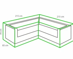 Winza Outdoor Covers Schutzhüllen|Lounge-Schutzhülle 215 x 70 x 215 cm
