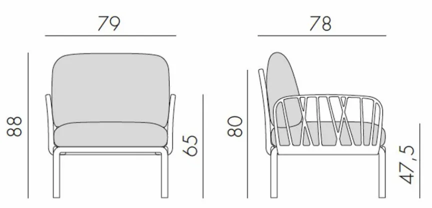 Hot Loungesessel Komodo 5 Loungesessel