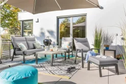 Loungesessel|Gartenstühle|Loungesessel Deluxe Lounge Alu