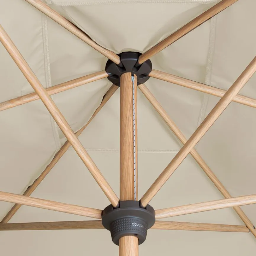 Doppler Marktschirm Alu Wood ø 350 cm