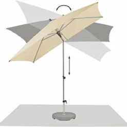 Glatz Marktschirm Alu-Smart Ø 250 cm