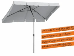 Schneider Schirme Balkonschirme|Sonnenschirme|Marktschirm Aquila 265 x 150 cm