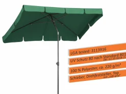 Hot Marktschirm Aquila 265 x 150 cm Balkonschirme|Sonnenschirme