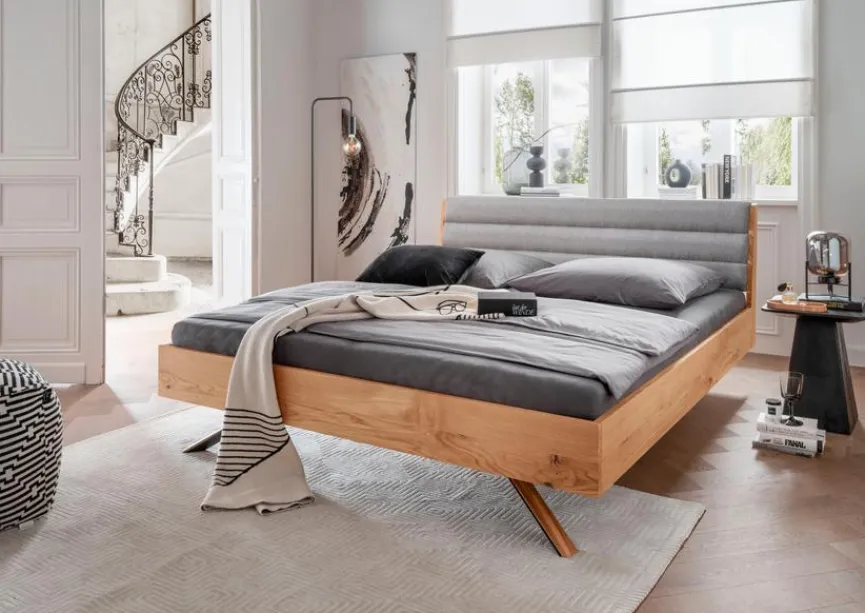 G+K Betten|Massivholzbett BE-0824 200 x 200 cm