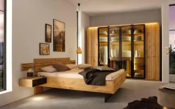 DECKER Betten|Massivholzbett Ranura 180 x 200 cm