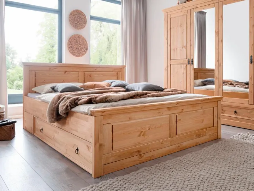 G+K Betten|Massivholzbett SZ-0079 180 x 200 cm