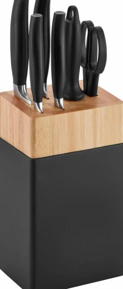 Zwilling Schneidwaren|Messerblock Five Star 7tlg.