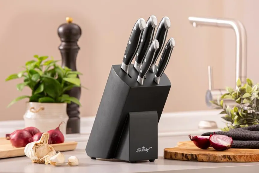 Fürstenhof Schneidwaren|Messerblock 6tlg.