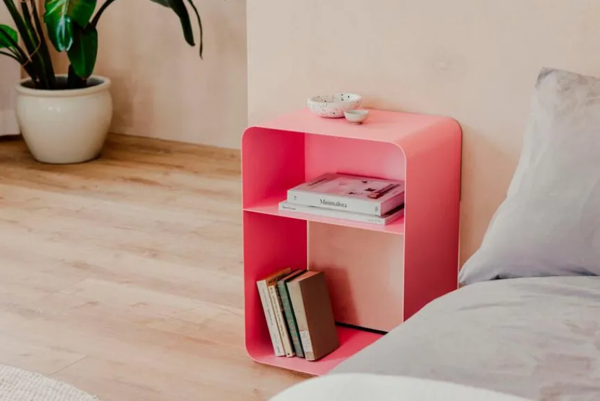 Metallbude Nachttisch Damio