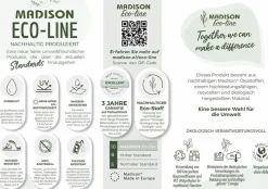 Madison Niedriglehner-Auflage Canvas Eco+ 97 x 49 cm