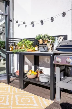 Brafab Servierwagen & Outdoormöbel|Grillzubehör|Outdoorküchen-Modul Eckmodul Bellac
