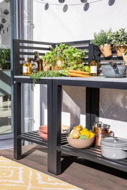 Brafab Servierwagen & Outdoormöbel|Grillzubehör|Outdoorküchen-Modul Eckmodul Bellac