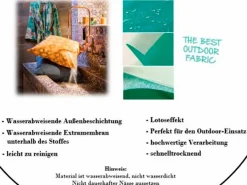 New Outdoor-Kissen Canvas Eco+ 50 x 30 cm Outdoorkissen|Outdoorkissen