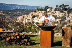 OFYR Feuerschalen|Holzkohlegrills|Outdoor-Kochstelle Classic Corten 100