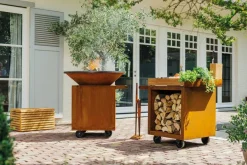 Clearance Outdoor-Kochstelle Classic Corten 100 Pro Feuerschalen|Holzkohlegrills