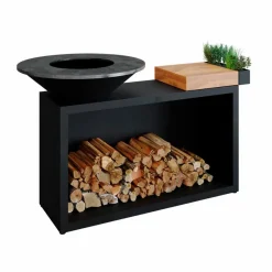 Best Outdoor-Kochstelle Island Black 100 Feuerschalen|Holzkohlegrills