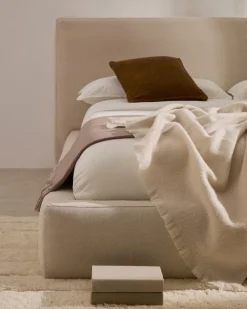 Kave Home Betten|Polsterbett Blok 90 x 200 cm