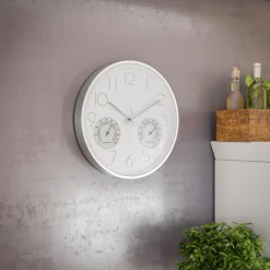 Mebus Quarzwanduhr 12913 Ø 35 cm