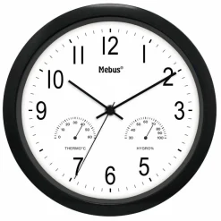 Mebus Quarzwanduhr 56464 Ø 26 cm