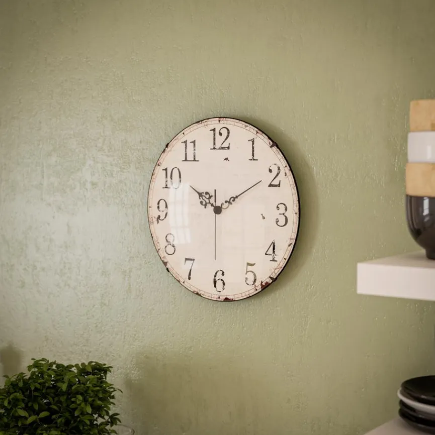 Mebus Wanduhren|Quarzwanduhr 19625 Ø 35 cm